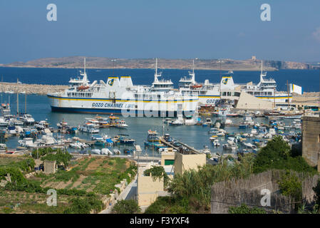 Gozo ferry terminal at Mgarr Stock Photo