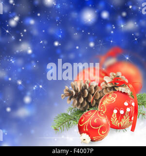 Merry christmas and New Year's collage. Stock Photo