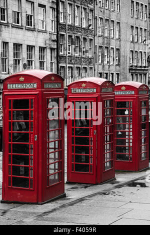 red callbox Stock Photo