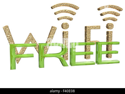 Wireless Sign Communication Sign of a wireless communication Stock Photo - Alamy