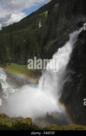 Krimml Waterfalls Stock Photo