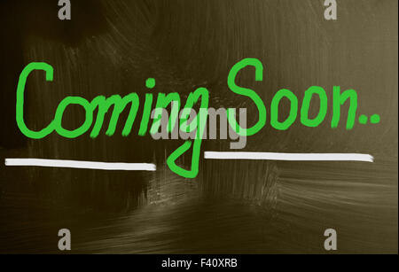 coming soon concept Stock Photo