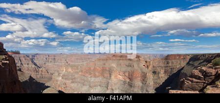Grand canyon panorama in sunny day Stock Photo