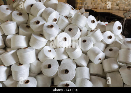 cotton yarn Stock Photo