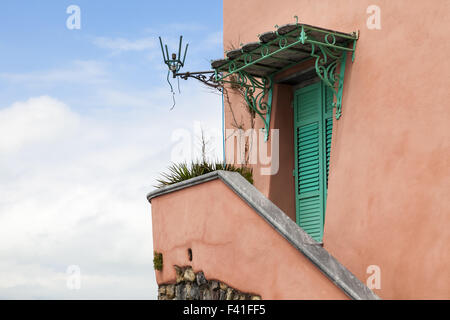 Tellaro, house detail, Liguria, Italy Stock Photo