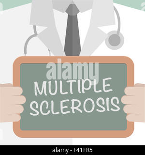 Medical Board Multiple Sclerosis Stock Photo