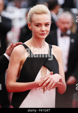 Carey Mulligan seen at the Cannes film festival in France, 2013 Stock