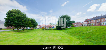 views of Fridaythorpe Yorkshire village Stock Photo