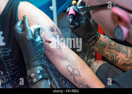 Tatto and piercing Stock Photo