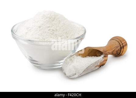 https://l450v.alamy.com/450v/f420ch/wheat-flour-in-bowl-and-scoop-isolated-on-white-f420ch.jpg