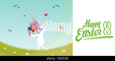 Composite image of happy easter Stock Photo