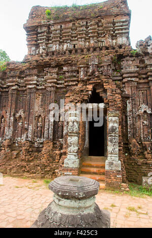 My Son or myson ancient cham temples in Central Vietnam near Da Nang Stock Photo