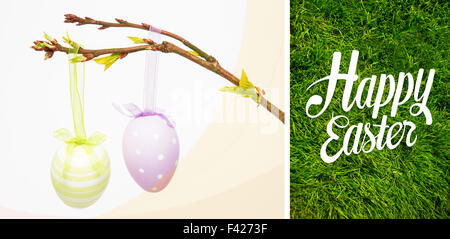 Composite image of happy easter Stock Photo