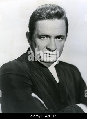 JOHNNY CASH (1932-2003)  Promotional photo of American Country musician about  1970 Stock Photo