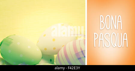 Composite image of bona pasqua Stock Photo