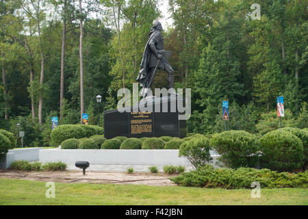 Leif Erikson statue Mariners Museum in Newport News Virginia Stock Photo