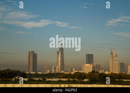 business center in Ho Chi Minh City on Vietnam Stock Photo