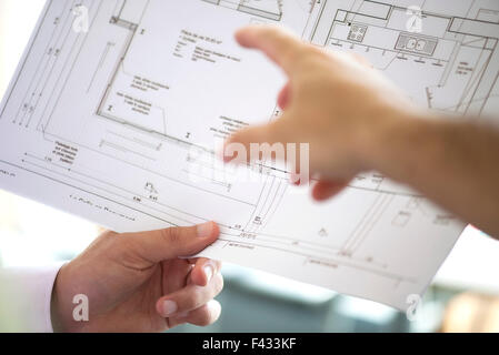 Collaborating on design Stock Photo