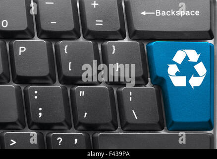 Computer keyboard concept Stock Photo