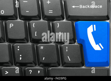 Computer keyboard concept Stock Photo