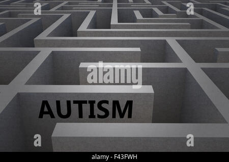 Composite image of autism Stock Photo