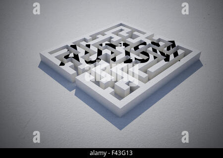 Composite image of autism Stock Photo