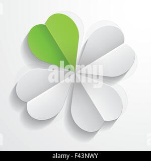 Vector four leaf clover Stock Vector