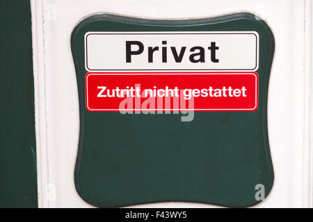 Plate Privat Stock Photo