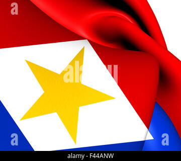 Flag of Saba Stock Photo