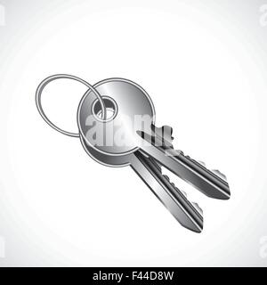 Metal keys Stock Vector