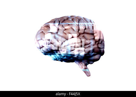Composite image of brain Stock Photo