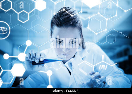 Composite image of science graphic Stock Photo