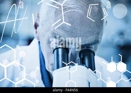 Composite image of science graphic Stock Photo