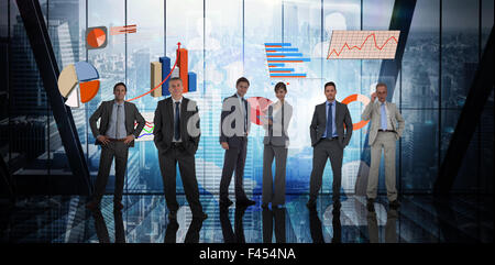 Composite image of business people Stock Photo