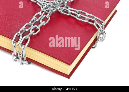 Book and chain Stock Photo