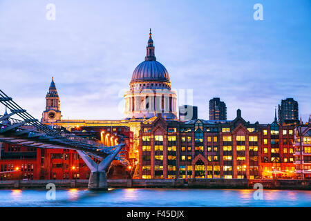 Saint Pauls cathedral in London Stock Photo