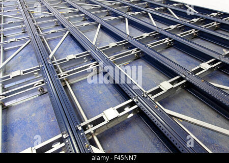 Sliding Shelves structure Stock Photo