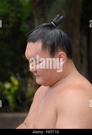 Yokozuna Hakuho Sho Stock Photo