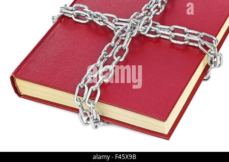 Book and chain Stock Photo