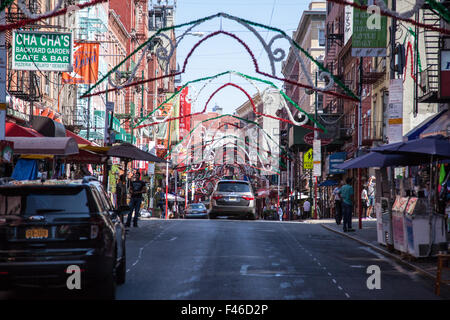 Chinatown district in Manhattan New York City Stock Photo