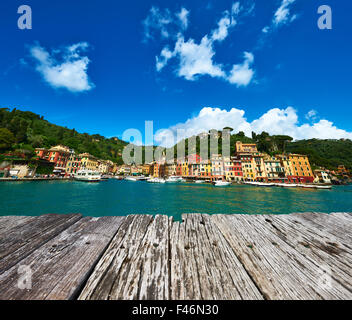 Portofino village on Ligurian coast, Italy Stock Photo