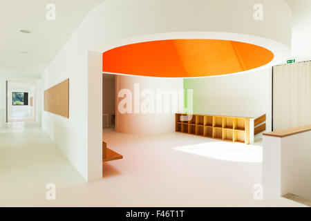 new architecture, interior, modern school Stock Photo