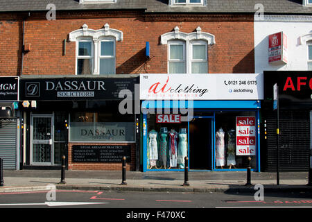 Stratford Road shops, Sparkhill, Birmingham, UK Stock Photo: 62901681 ...