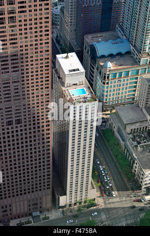 pool on top of building