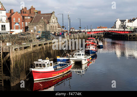 Whitby Harbour North Yorkshire England UK Stock Photo