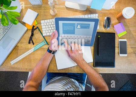 Composite image of website interface Stock Photo