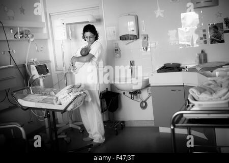 NEONATOLOGY Stock Photo