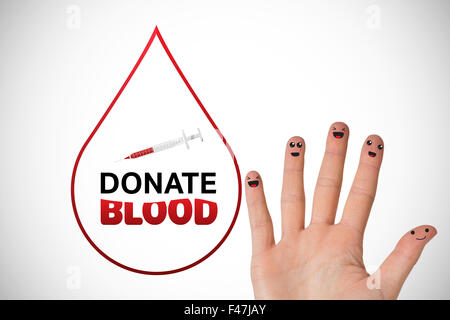 Composite image of donate blood Stock Photo