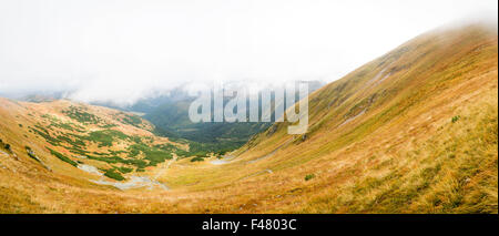 view from Volovec at Tatras Stock Photo