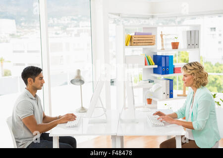 Young business people working Stock Photo